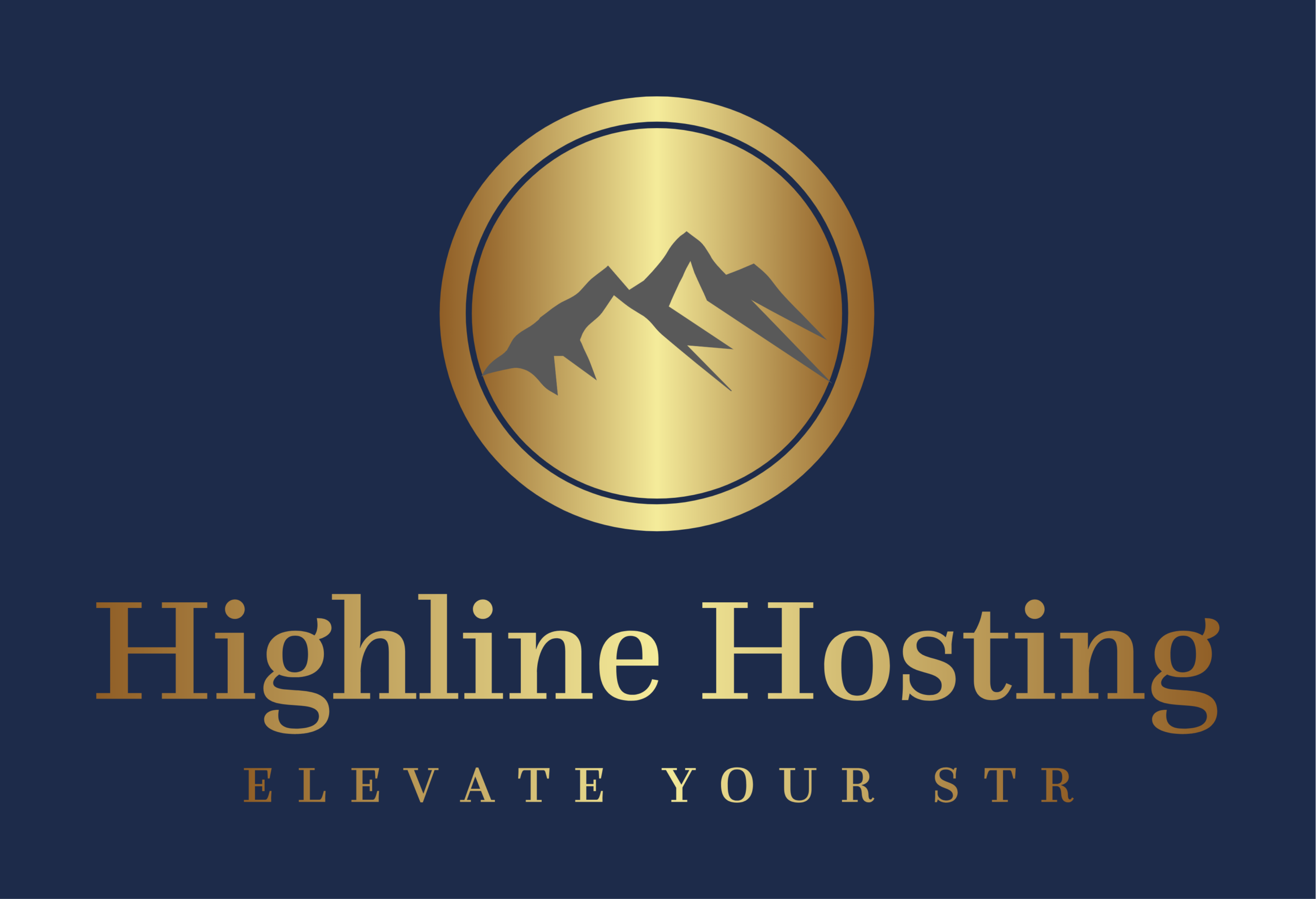 Highline Hosting logo — short-term rental management for Mammoth Lakes, Park City, and Blue Ridge